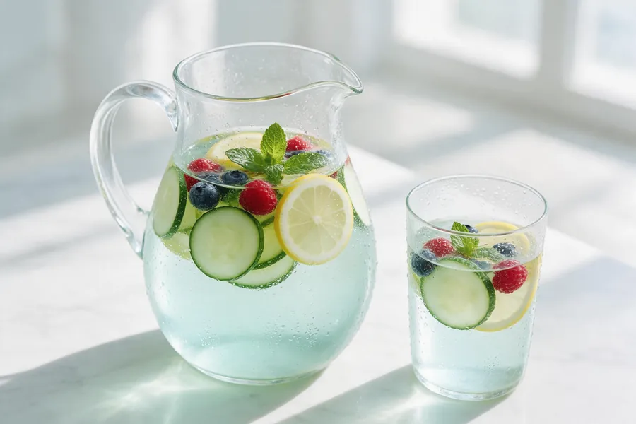 Wasser, das schmeckt: Infused Water und Aromen ohne Zucker